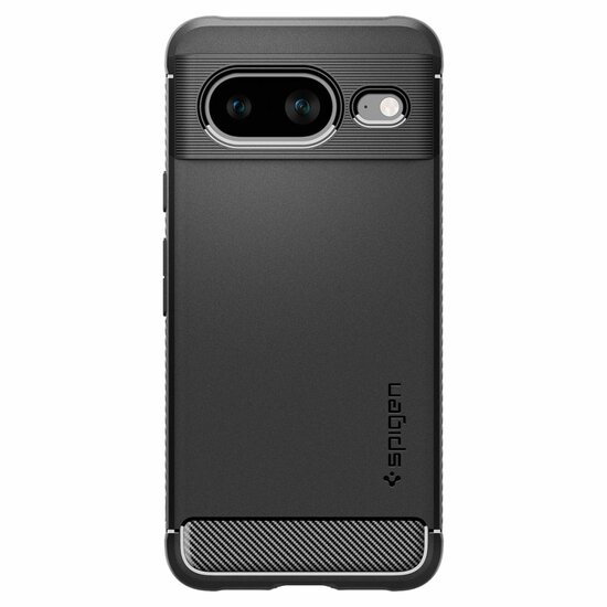 Spigen Rugged Armor Pixel 8 hoesje zwart