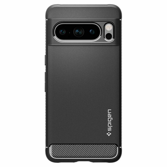 Spigen Rugged Armor&nbsp;Pixel 8 Pro hoesje zwart