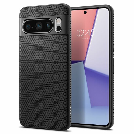 Spigen Liquid Air Pixel 8 Pro hoesje zwart