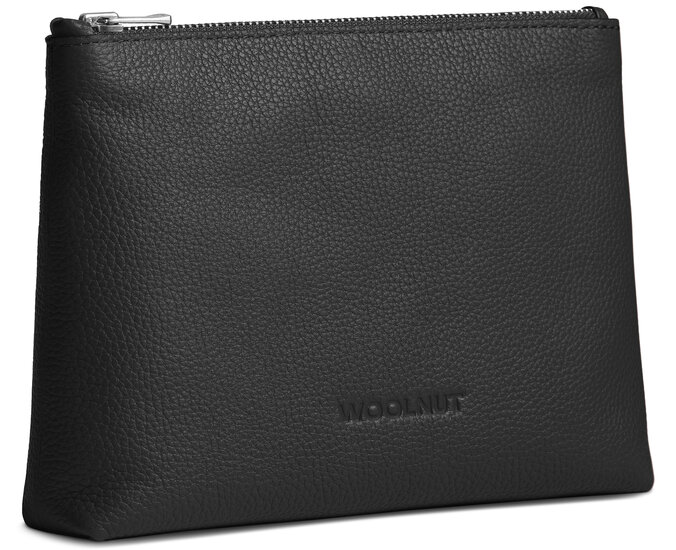 Woolnut Leather Pouch organizer sleeve zwart