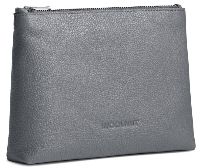 Woolnut Leather Pouch organizer sleeve grijs