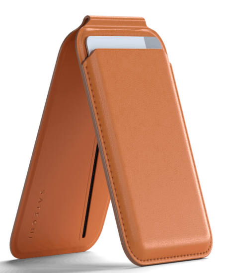 Satechi MagSafe Magnetic Wallet stand oranje