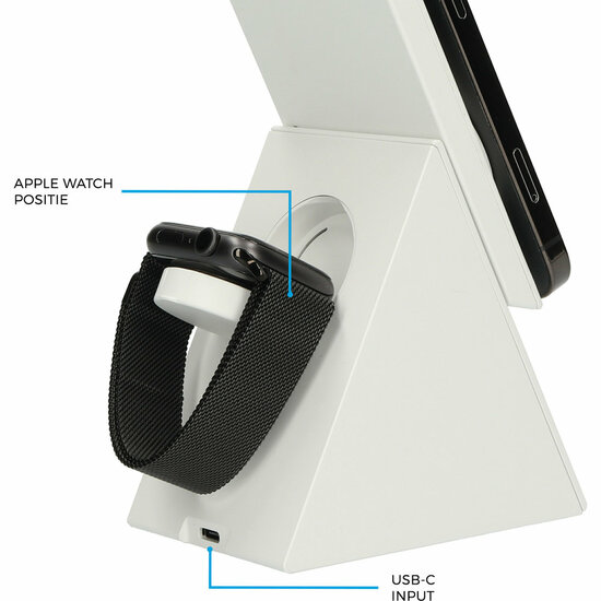 Mobiparts MagSafe 3 in 1 draadloze oplader