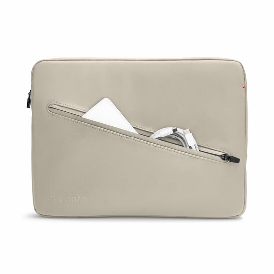 Decoded Frame Nylon MacBook 13 / 14 inch sleeve beige