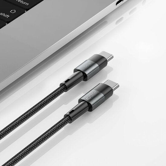 TechProtection UltraBoost USB-C naar USB-C&nbsp;kabel 100 watt 1 meter