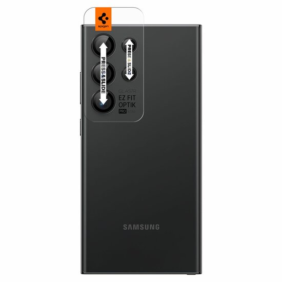 Spigen Optik.TR Galaxy S24 Ultra EZ Fit cameralensbeschermer 2 pack