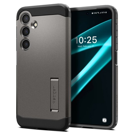 Spigen Tough Armor Galaxy S24 Plus hoesje gunmetal