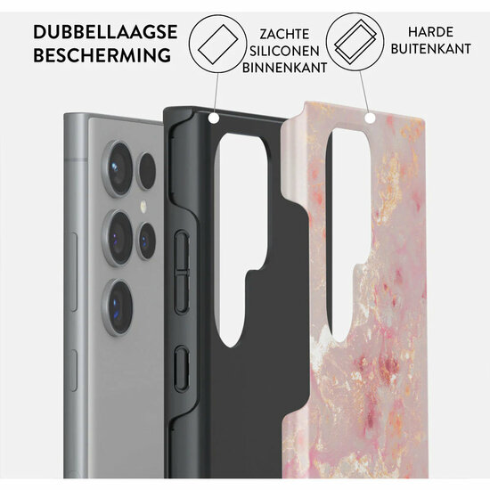 Burga Tough Galaxy S24 Ultra hoesje Golden Coral