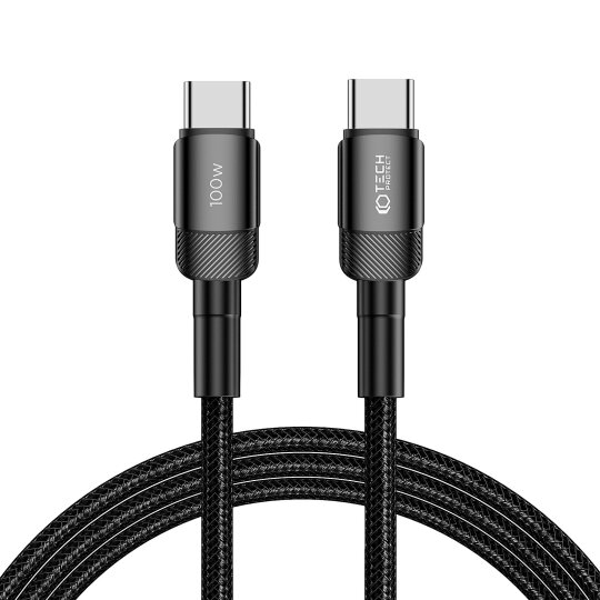 TechProtection EVO USB-C naar USB-C&nbsp;kabel 100 watt 100 centimeter