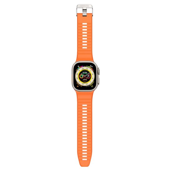 Decoded Traction Loop Ultra Apple Watch 49 / 45 / 44 mm bandje oranje