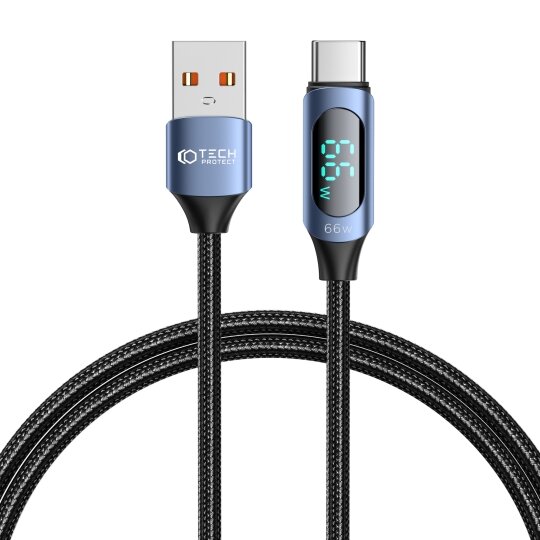 TechProtection LED USB-C naar USB-A&nbsp;kabel 100 centimeter