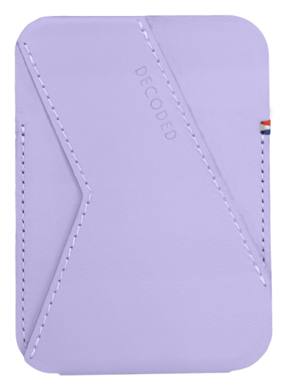 Decoded MagSafe wallet kaarthouder en stand Lavender