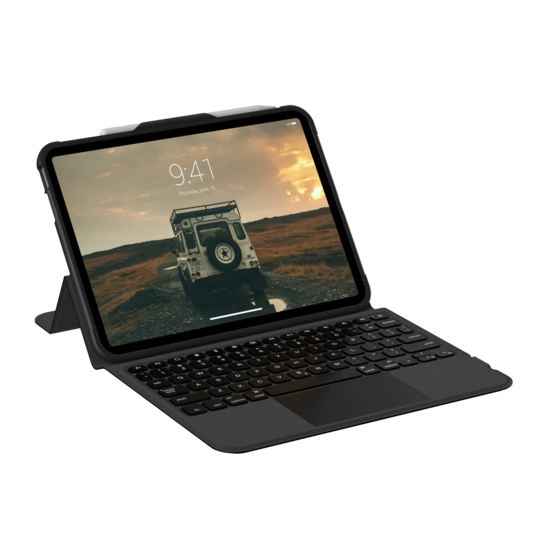 UAG Rugged iPad 2022 10,9 inch toetsenbordhoesje met trackpad