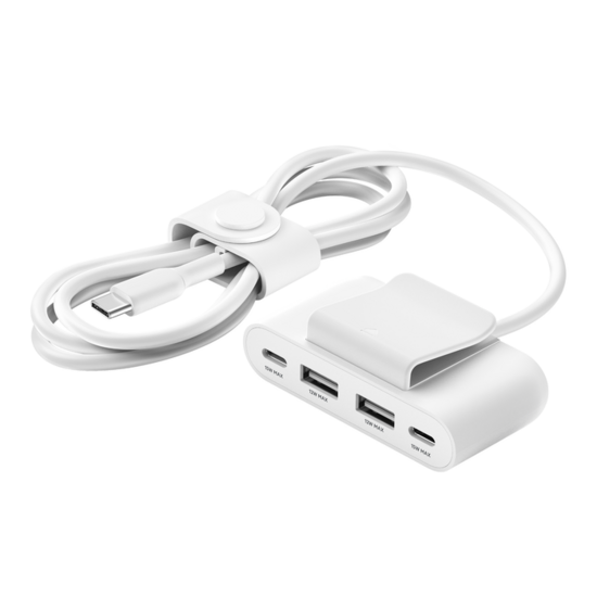 Belkin BoostCharge 4-poorts USB-splitter Wit 