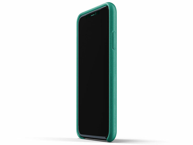 Mujjo leren iPhone 11 hoesje groen