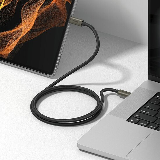 Ringke USB 3.2 USB-C&nbsp;kabel 240 watt kabel 1 meter