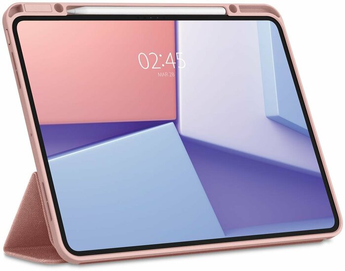 Spigen Urban Fit iPad Pro 2024 13 inch hoesje rose