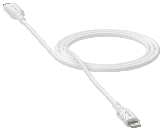 mophie Essentials USB-C naar Lightning kabel 3 meter wit