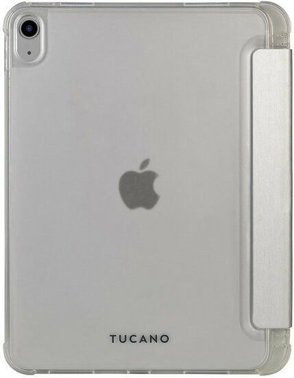 Tucano Satin Folio iPad 2022 10,9 inch hoesje zilver