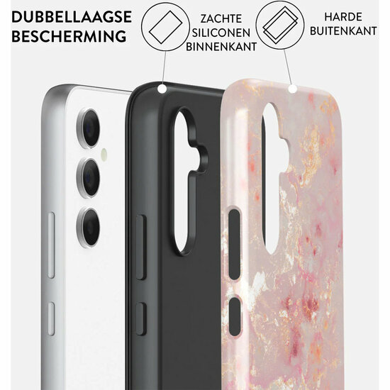 Burga Tough Galaxy A55 hoesje Golden Coral