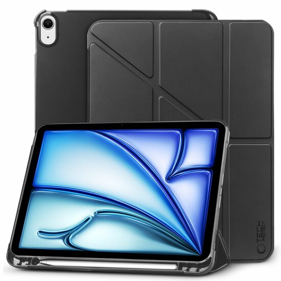 Tech Protection Orgiami Pen iPad Air 11 inch hoesje zwart