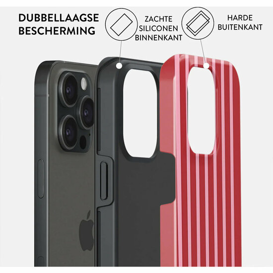 Burga Tough iPhone 15 Pro hoesje strawberry jam