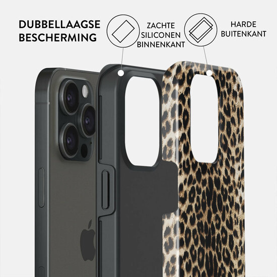 Burga Tough iPhone 15 Pro hoesje player