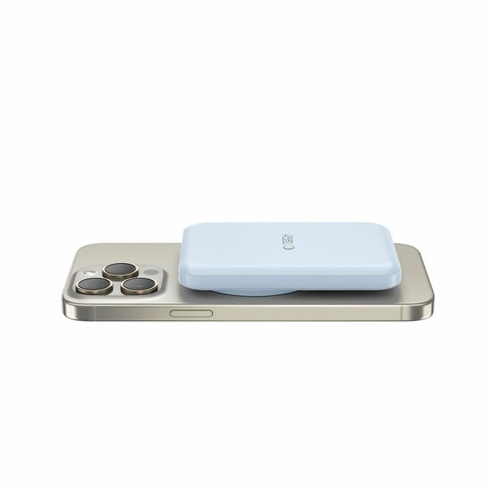 TechProtection Life MagSafe draadloze powerbank 5000 mAh blauw