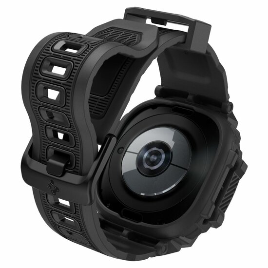 Spigen Rugged Armor Pro Galaxy Watch Ultra 47mm bandje Zwart