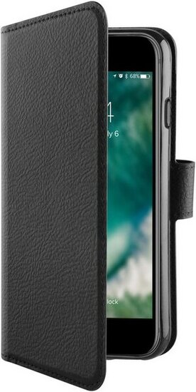 Xqisit Wallet iPhone SE 2022 / 2020 / 8 / 7 hoesje Zwart