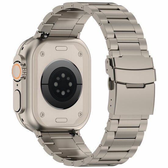 TechProtection Waze Apple Watch 49 / 45 / 42 mm schakelbandje titanium