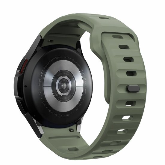 TechProtection Siliconen Galaxy Watch 7 / 6 / 5 Pro / 5 / 4 / FE bandje groen