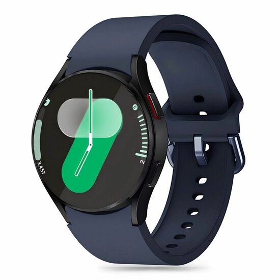 TechProtection Siliconen Slim Galaxy Watch 7 / 6 / 5 Pro / 5 / 4 / FE bandje blauw