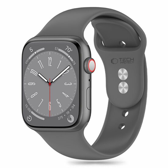 TechProtection sport siliconen Apple Watch 41 / 40 / 38 mm bandje clay