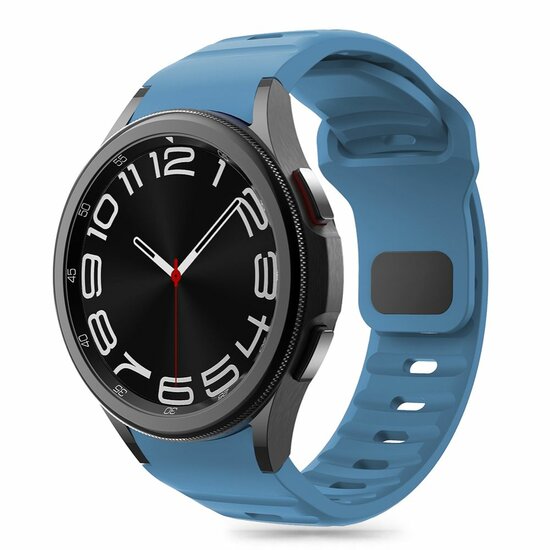 TechProtection Siliconen Galaxy Watch 7 / 6 / 5 Pro / 5 / 4 / FE bandje blauw