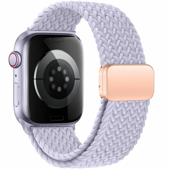 TechProtection Nylon Apple Watch 49 / 45 / 44 mm bandje paars