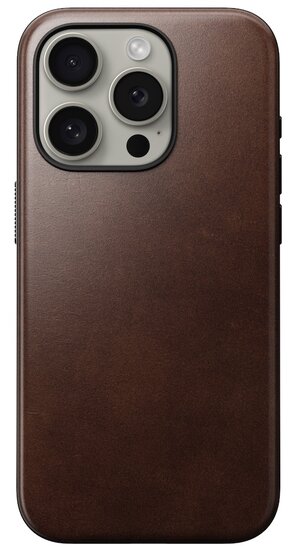 Nomad Modern Horween MagSafe iPhone 16 Pro Max hoesje dublin bruin