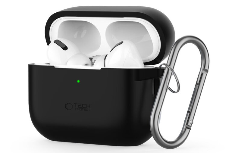 TechProtection siliconen&nbsp;AirPods Pro 2 hoesje zwart