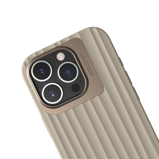 Nudient Bold Case iPhone 16 Pro hoesje beige