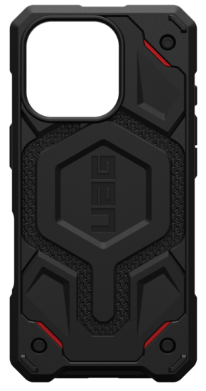 UAG Monarch Pro iPhone 16 Pro hoesje kevlar zwart