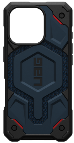 UAG Monarch Pro iPhone 16 Pro hoesje kevlar blauw