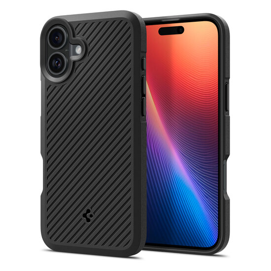 Spigen Core Armor iPhone 16 Plus hoesje zwart 