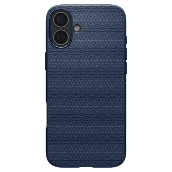 Spigen Liquid Air iPhone 16 Plus hoesje navy