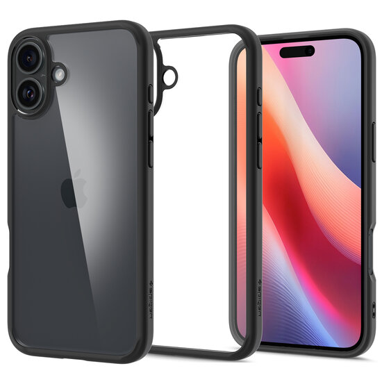 Spigen Ultra Hybrid iPhone 16 Plus&nbsp;hoesje zwart 