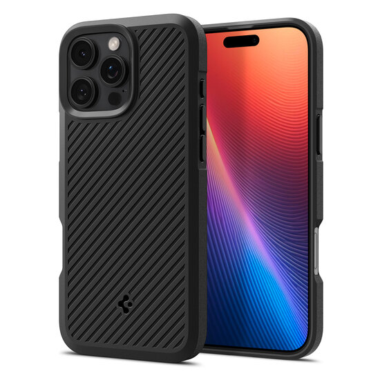  Spigen Core Armor iPhone 16 Pro hoesje zwart