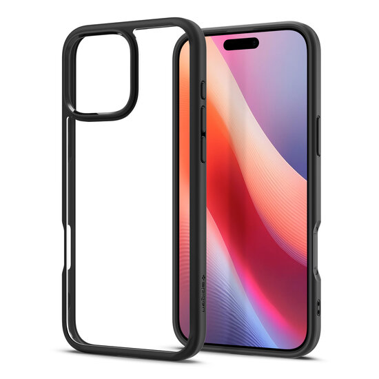 Spigen Ultra Hybrid iPhone 16 Pro hoesje zwart