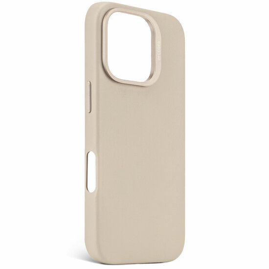 Decoded leren MagSafe iPhone 16 Pro&nbsp;hoesje beige