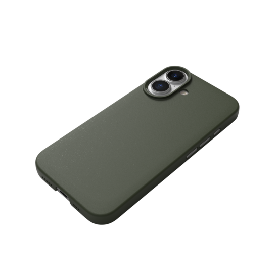 Nudient Thin MagSafe Case iPhone 16 hoesje groen