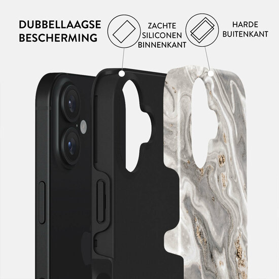 Burga Tough iPhone 16 hoesje snowstorm