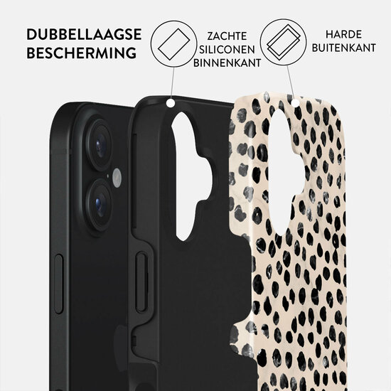 Burga Tough iPhone 16 Plus hoesje almond latte